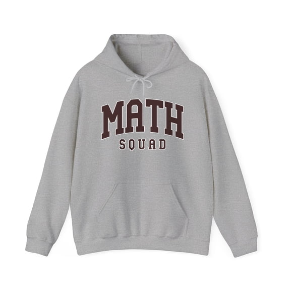 Math Squad Teacher Mathematics Department Hoodie Gifts Hooded Sweatshirt