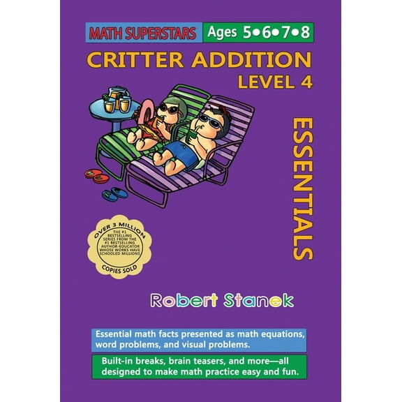 Math Superstars Math Superstars Addition Level 4: Essential Math Facts for Ages 5 - 8, Book 6, (Paperback)