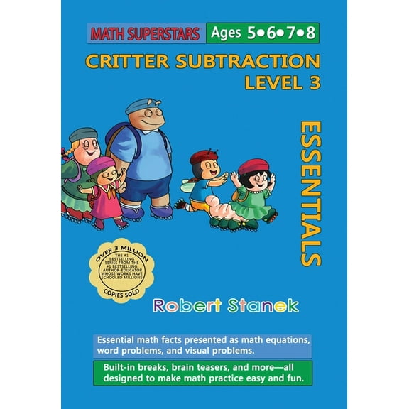 Math Superstars Math Superstars Subtraction Level 3: Essential Math Facts for Ages 5 - 8, Book 7, (Paperback)