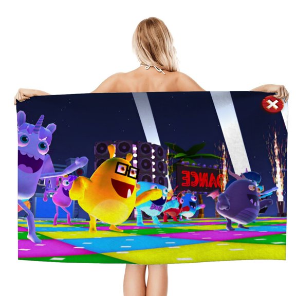 Math Tango Gifts Beach Towel for Women Girl Birthday Inspired Fan Bath Outdoor Music Lover