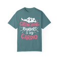 thumbnail image 1 of Math Teacher Accountant Accounting Gift  Crunching Numbers Is My Cardio Mathematician Men Women  Unisex Garment-Dyed T-shirt, 1 of 4