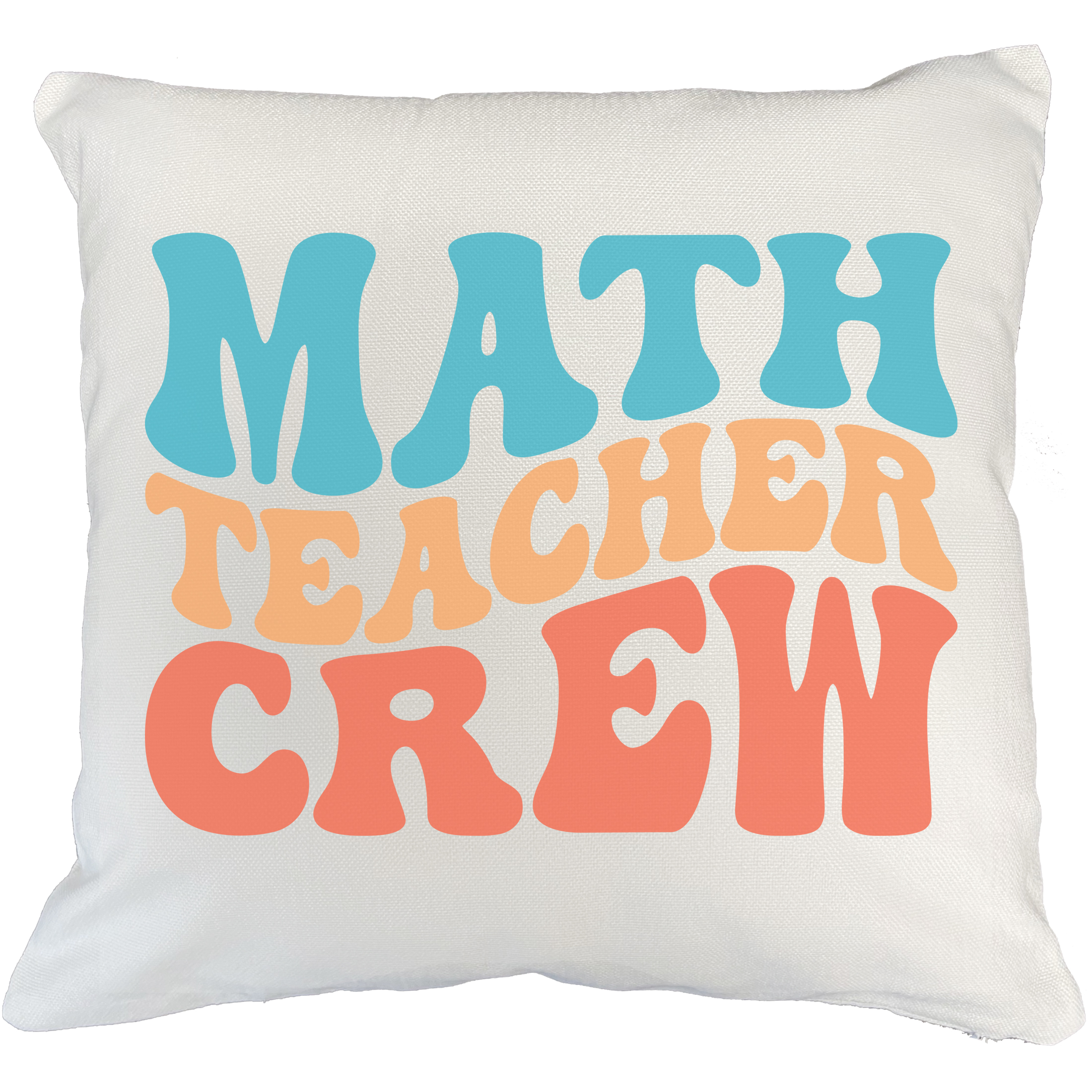 Math Teacher Crew, Mathematics Teachers Themed, Groovy Retro Wavy Text ...
