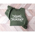 thumbnail image 1 of Math Teacher Crewneck Sweatshirt TSHIRT All Size S-5XL, 1 of 5