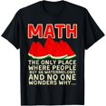 thumbnail image 1 of Math Teacher For Men Women Mathematics Math Lover Humor T-Shirt, 1 of 4