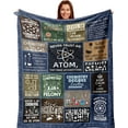thumbnail image 1 of Math Teacher Gift, Math Gifts, Math Teacher Appreciation Gifts, Retirement gift for math teacher, Graduation Gifts for Math Lovers, Math Lovers Birthday Gifts, Math Gift for Men, Blanket 60X50in, 1 of 5