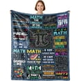 thumbnail image 1 of Math Teacher Gift, Math Gifts Throw Blankets 60"x 50", Math Teacher Appreciation Gifts, Retirement Gift for Math Teacher, Math Lovers Birthday Gifts, Math Blankets for Math Teacher, 1 of 6