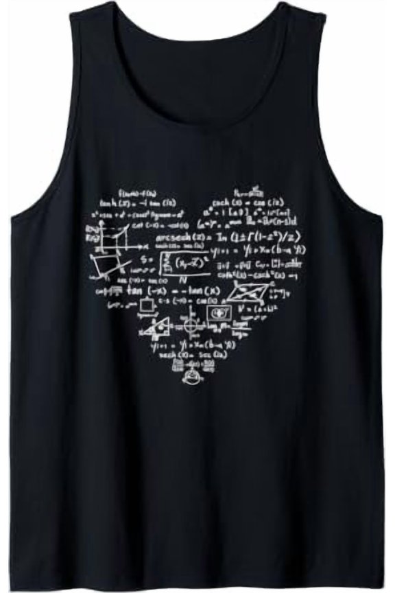 Math Teacher Graphic Pi Number Mathematics Professor Tank Top Size S-3XL