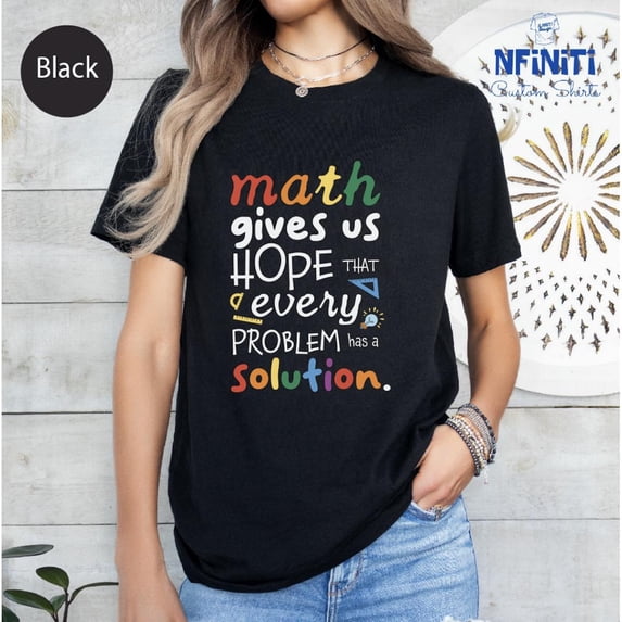 Math Teacher Math Lover Gift T-Shirt - Walmart.com