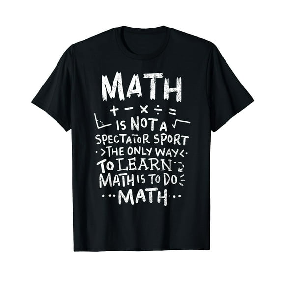 Math Teacher Math Operation Symbol Gift T-Shirt