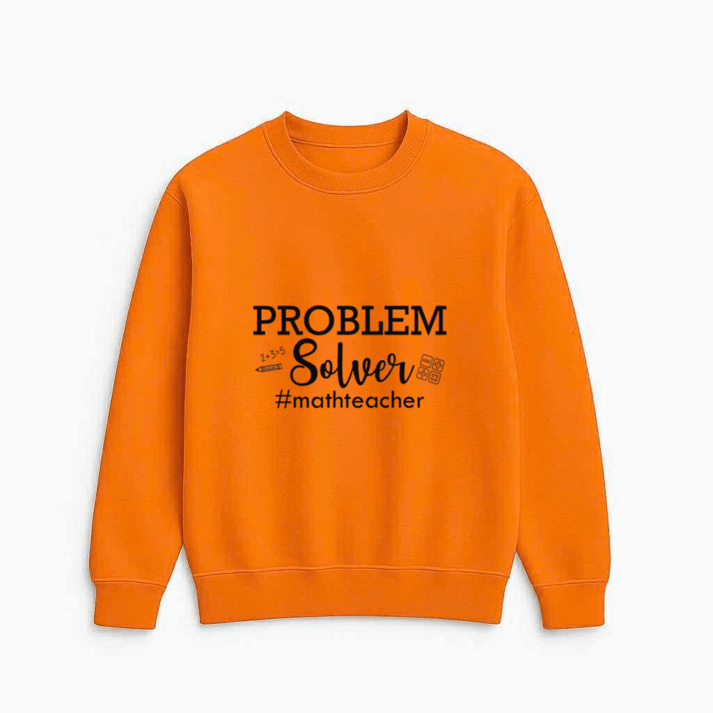 Math Teacher Problem Solver Funny Classroom Quote Educational Print ...
