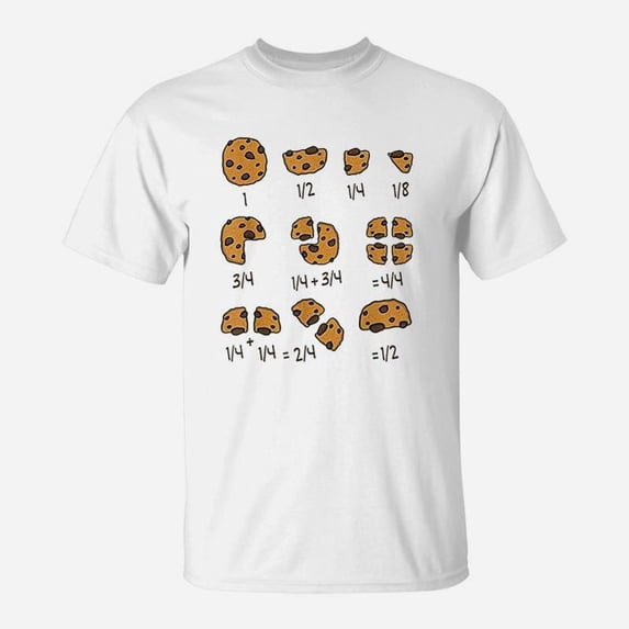 Math Teachers Chocolate Cookie TShirt - Walmart.com