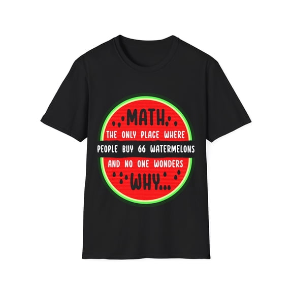 Math. The Only Place Where People Buy 66 Watermelons Art