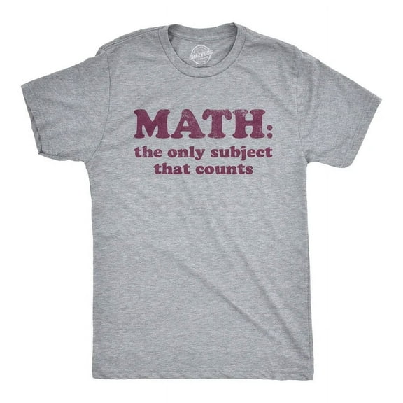 Math The Only Subject That Counts T Shirt Funny School Teacher Pun Unisex S-5XL Hot Trending Shirt, Vintage Birthday Gift