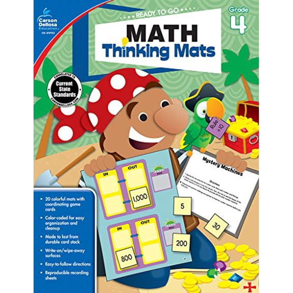 Pre-Owned Math Thinking Mats, Grade 4 (Ready to Go) Paperback