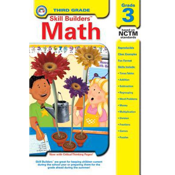 Pre-Owned Math, Grade 3 (Skill Builders™) (Paperback) 1887923489 9781887923484