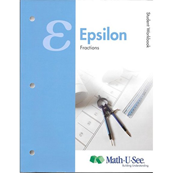 Pre-Owned Math.U.See Epsilon Student workbook and test book, 9781608260706, 1608260704, Paperback,