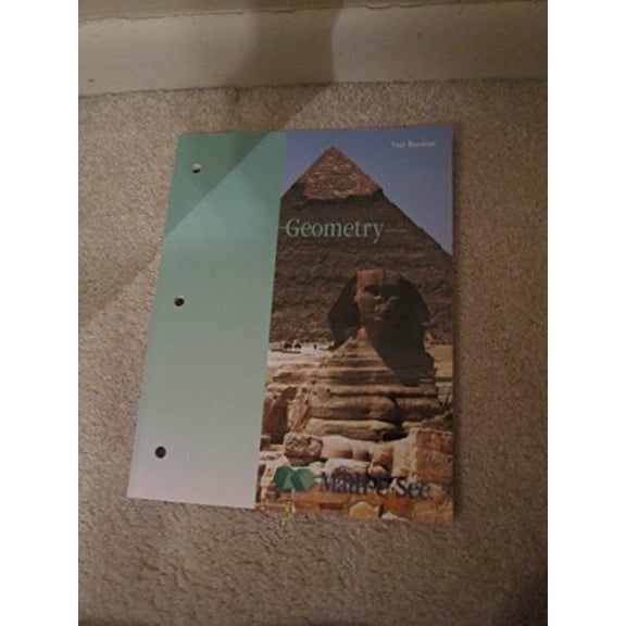 Pre-Owned Math U See Geometry Test Booklet, 9781608260386, 1608260380, Paperback, 2nd edition
