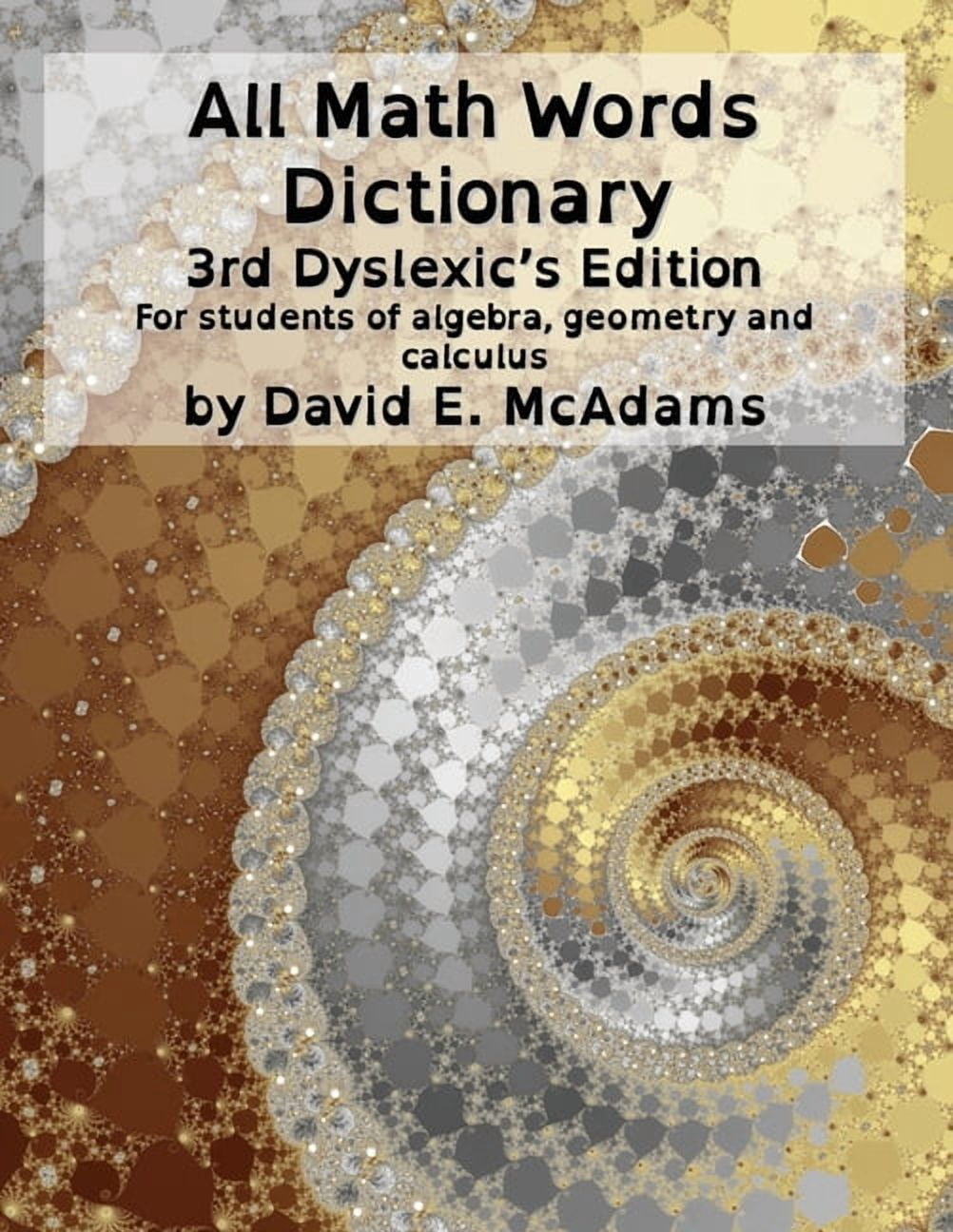Math Vocabulary AIDS and Dictionaries All Math Words Dictionary: For ...