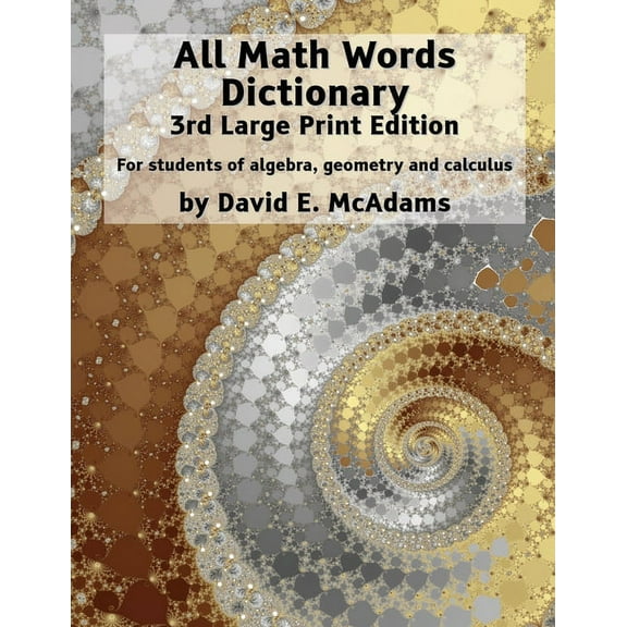 Math Vocabulary AIDS and Dictionaries All Math Words Dictionary: For students of algebra, geometry and calculus, Book 5, (Paperback)