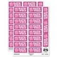 thumbnail image 1 of Math Whiz Calculator Teacher Student School Sticker Set - Hot Pink - Matte Finish - 2.00" Large, 1 of 7