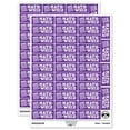 thumbnail image 1 of Math Whiz Calculator Teacher Student School Sticker Set - Purple - Matte Finish - 1.5" Small, 1 of 7