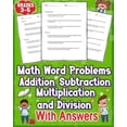 thumbnail image 1 of Math Word Problems Addition Subtraction Multiplication and Division With Answers Grades 3-5: Simplify one-step challenge, (Paperback), 1 of 1