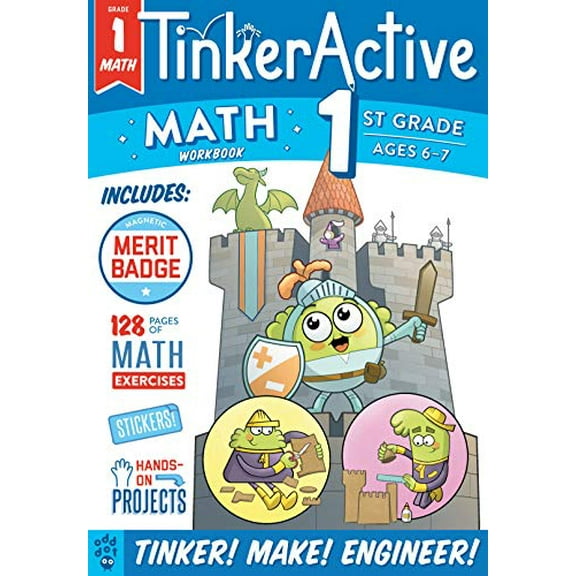 Pre-Owned Tinkeractive Workbooks: 1st Grade Math (Paperback) 1250307228 9781250307224