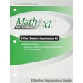 thumbnail image 1 of New - Math XL For School Registration Kit Containing 6 Access Codes for Student Registrations for 12 Months Each ISBN 0131368834 9780131368835, 1 of 1