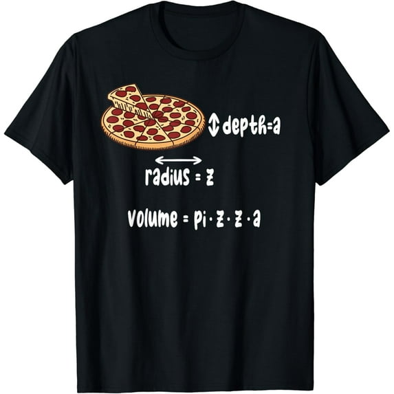 Math and pizza for mathematicians T-Shirt
