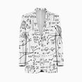 thumbnail image 1 of Math education pattern with handwritten Mens Suits Shawl Collar Slim Fit Suit Mens Groom Jacket Tuxedos for Wedding Dress Evening, 1 of 5