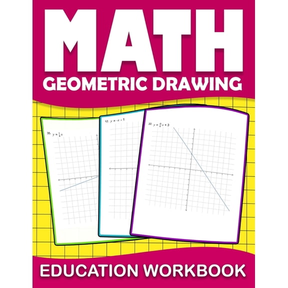 Math education workbook geometric drawing: Practice coordinate geometry workbook with Daily (Paperback) by Math Homeschooling Book