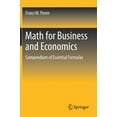 thumbnail image 1 of Math for Business and Economics: Compendium of Essential Formulas, (Hardcover), 1 of 1