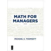 Math for Managers, Paperback