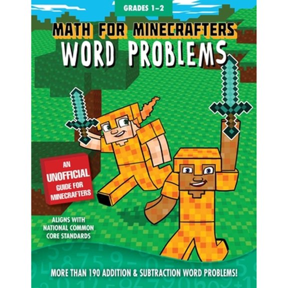 Pre-Owned Math for Minecrafters Word Problems: Grades 1-2 Paperback