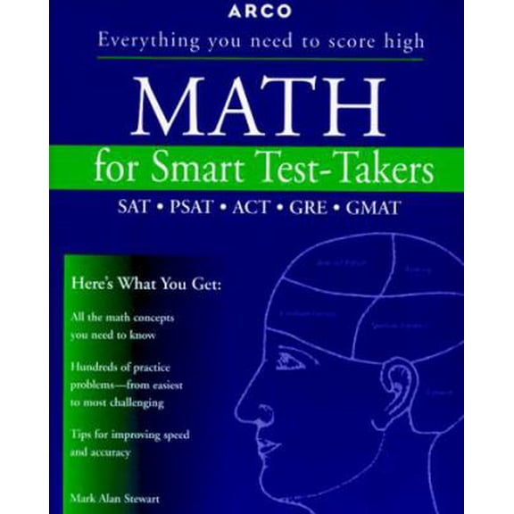 Pre-Owned Math for Smart Test-Takers: Sat, Psat, Act, Gre, Gmat Paperback
