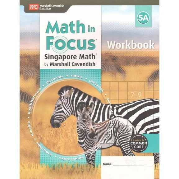 Pre-Owned Math in Focus 5A: Singapore Math (Math in Focus: Singapore Math)