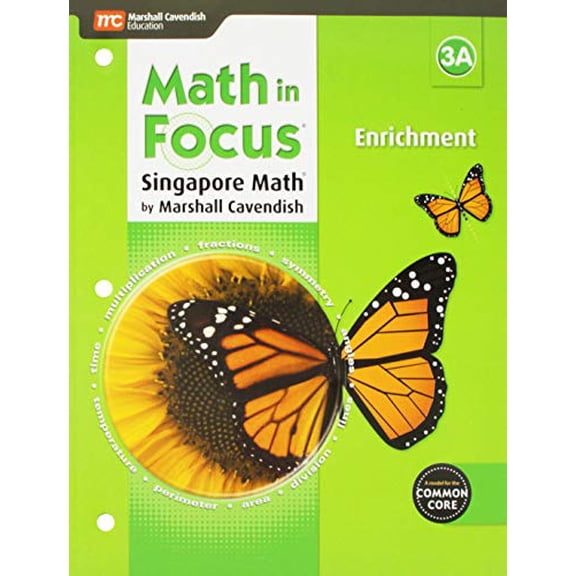 Pre-Owned Math in Focus Enrichment Blackline Master a Grade 3 (Hmh Math in Focus) Paperback