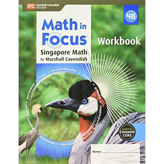 Pre-Owned Student Workbook, Book B Grade 4 (Math in Focus: Singapore Math) (Paperback) 0544193873 9780544193871