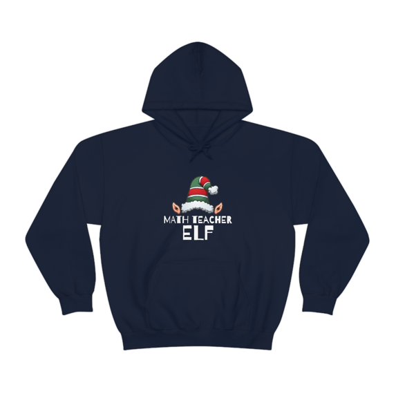 Math teacher Elf Christmas Holidays Xmas Elves