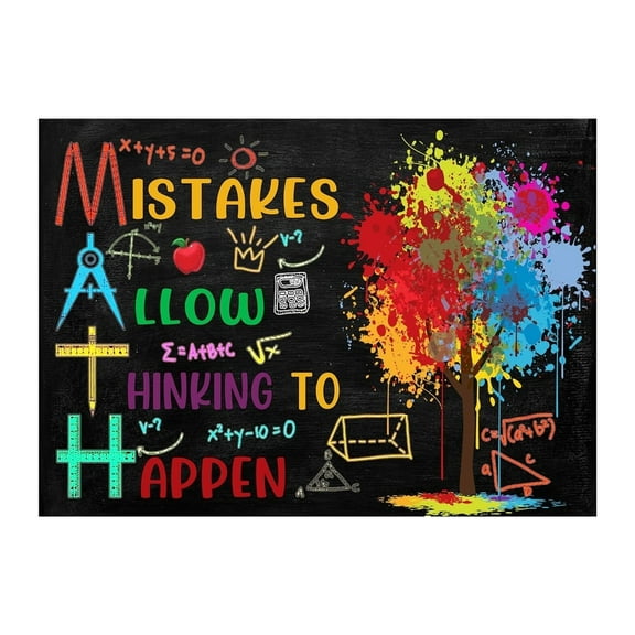 Math teaches us Teacher Posters For Classroom Math Posters For Middle and High School Education Mathematics Pediatric Poster Math Classroom Decorations For Teachers