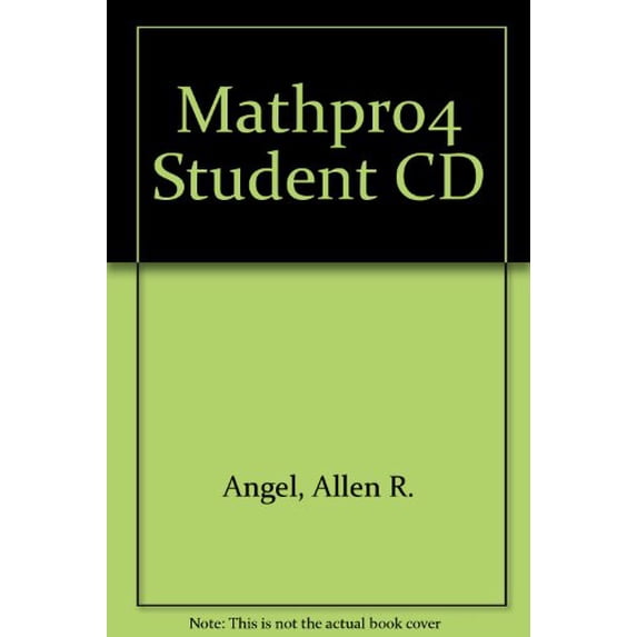 Pre-Owned MathPro4 Student CD Paperback - USED
