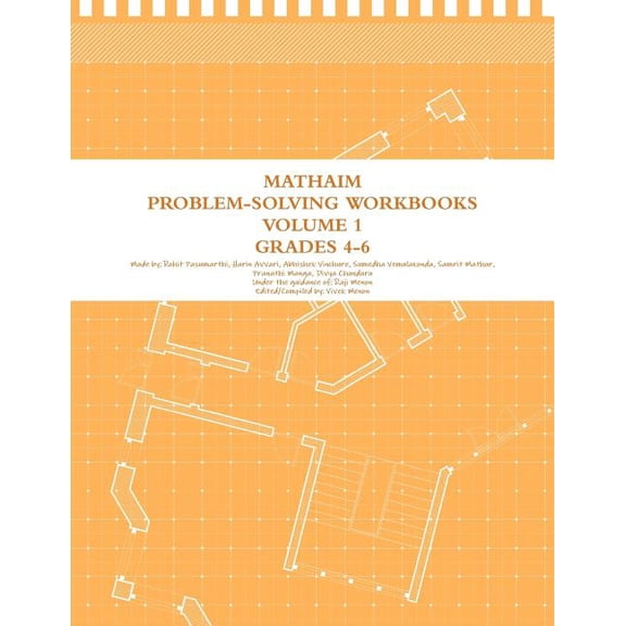 Mathaim Problem-Solving Workbook Grades 4-6 (Logic) Volume 1