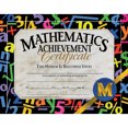 thumbnail image 1 of Mathematic Achievement Certificate, 8.5" x 11", Pack of 30 | Bundle of 5 Packs, 1 of 1
