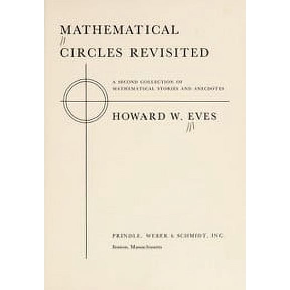 Pre-Owned Mathematical Circles Revisited (Mass Market Paperback) 087150121X 9780871501219