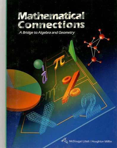 Pre-Owned Mathematical Connections: A Bridge to Algebra and Geometry ...