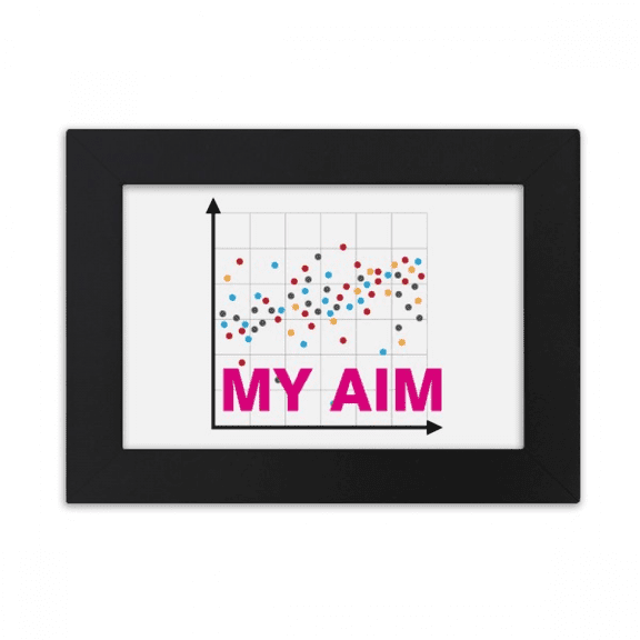 Mathematical Coordinates Target Set Desktop Photo Frame Ornaments Picture Art Painting