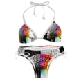 thumbnail image 1 of Mathematical Engineering Detachable Sponge Adjustable Strap Bikini Set Swimsuit 2-Pack - Beach Pool Swimwear, 1 of 6