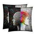 thumbnail image 1 of Mathematical Engineering Luxurious Velvet Throw Pillow Covers Inserts with Unique Patterns - Set of 2 Chair Pillow Covers - Available in 16x16, 18x18, 20x20 Inches for All Occasions, 1 of 6