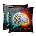 thumbnail image 1 of Mathematical Engineering Luxurious Velvet Throw Pillow Covers Set of 2 - Chair Pillow Covers with Unique Patterns - Throw Pillow Inserts Included, Available in 16x16, 18x18, 20x20 Inches, 1 of 6