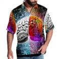 thumbnail image 1 of Mathematical Engineering Men's Printed Button Down Short Sleeve Casual Summer Beach Shirt - Unisex, 1 of 6